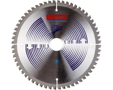 фото Диск пильный по деерву алюминиию пластику Зубр 36907-300-30-80, 300х30 мм, 80 зубьев