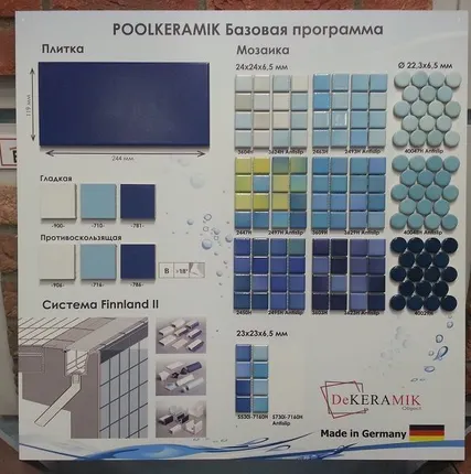 Фото №0 Плитка для бассейна (душевые, SPA зоны)