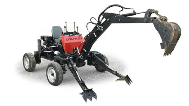 фото Прицепные САМОХОДНЫЕ экскаваторы LANDFORMER 150 PLUS