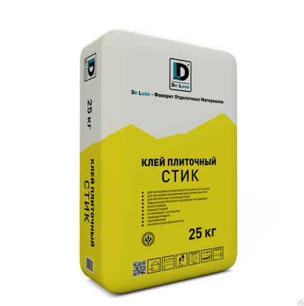Фото №0 Плиточный клей De Luxe СТИК