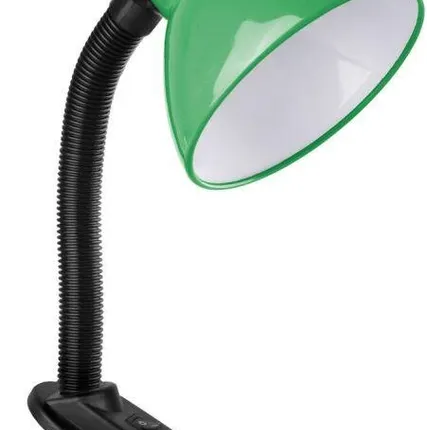 Фото №0 Светильник KD-320 настол. прищепка 230В 60Вт ЛОН E27 зел. Camelion 10997