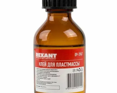 фото Клей для пластмассы Дихлорэтан (ДХЭ) 30мл REXANT 09-3967