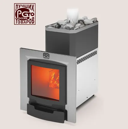 Фото №0 Печь для бани Русь-18 ЛНЗП Профи Панорама (1.1)