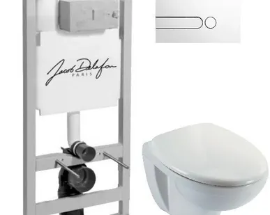 фото Комплект Jacob Delafon Patio E5504-NF+E4187-00+E4326-00+E4303-00(без микрол