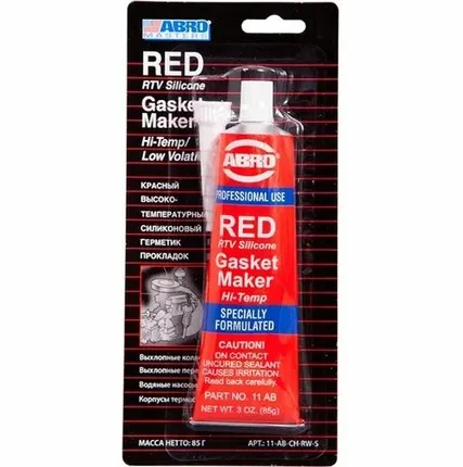 Фото №0 Герметик для прокладок красный ABRO 85гр