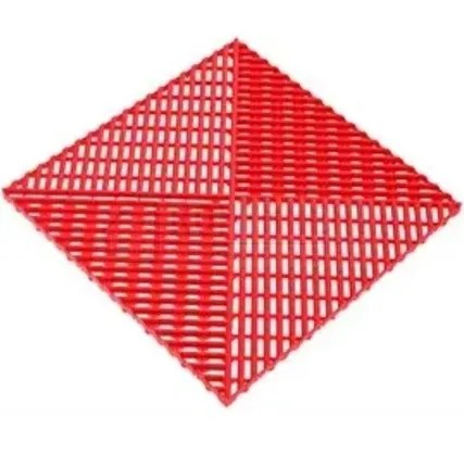 Фото №0 Решетка газонная c обрамлением 400х400х18мм, Красный
