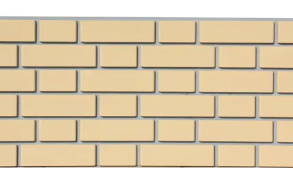 Фото №0 Фасадная панель NS Кирпич Гладкий Желтый