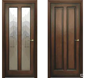 Фото №0 Изготовление дверей "Грация" глухие, с отделкой 770x2070мм,блок