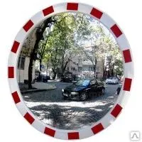 фото ЗУ D800 СВ Зеркало дорожное со световозвращающей окантовкой