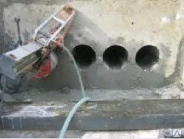 Фото №0 Алмазное бурение кирпич, керамзитобетон, известняк 70-100мм