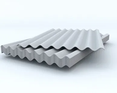 фото Шифер волновой цветной