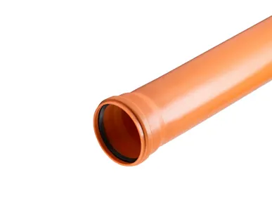 фото Труба 110 (3,4) * 1000 мм для наружной канализации РосТурПласт "Стандарт"