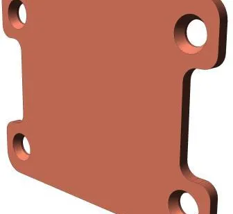 фото Планка фрикционная (неподвижная) 10 мм М1698.02.001,, ГОСТ, ТУ, ОСТ