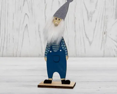 фото Фигура деревянная "Гномик-бородач" 18см Neon-Night 504-008