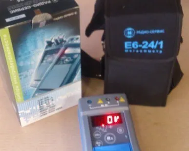 фото Е 6-24/1 мегаомметр
в