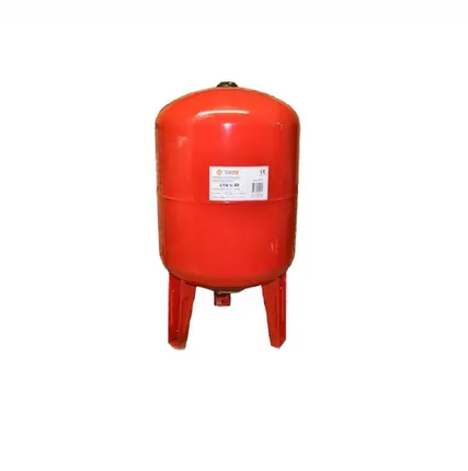 Фото №0 Расширительный бак для систем отопления 100 л. TAEN (PN6, 1" НР, веритк, красный)