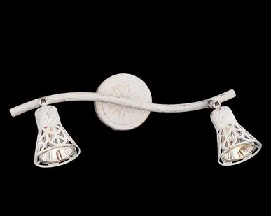 фото Спот 20027/2 белый с золотом