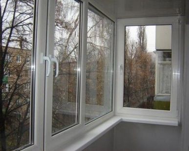 фото Остекление балконов профилем ПВХ