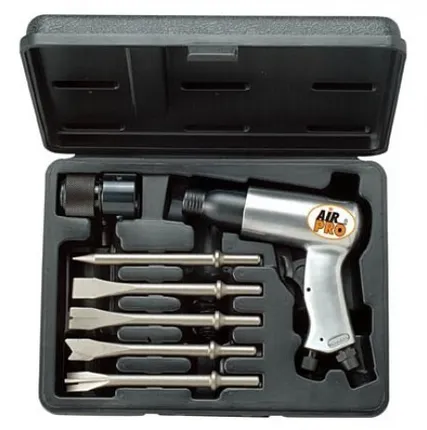 Фото №1 Молоток зубильный пневматический AIRPRO SA7100HK с комплектом зубил