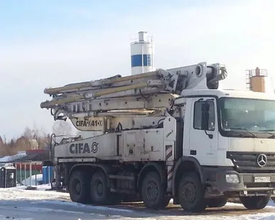 фото Автобетононасос CIFA K41 XRZ на шасси Mercedes Benz Arcos ( 2006 г. в.)