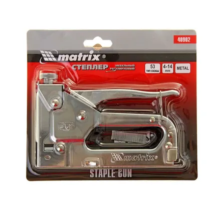 Фото №0 Степлер мебельный скоба 4-14мм тип 53 MATRIX