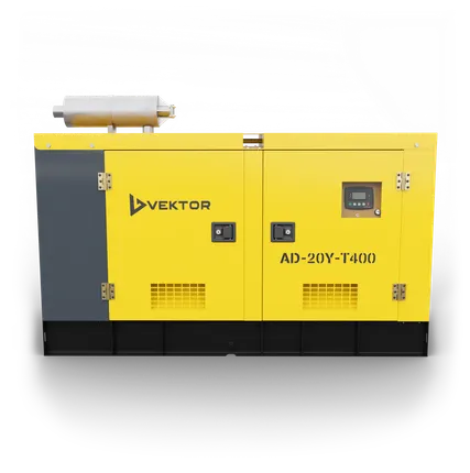 Фото №0 Дизельный генератор Vektor AD-20Y-T400 в шумозащитном кожухе