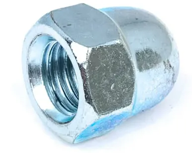 фото Гайка М10 колпачковая, цинк, DIN 1587 (25 шт.)