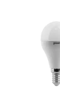 фото Лампа светодиодная Black 6.5Вт шар 4100К бел. E14 550лм 150-265В Gauss 105101207