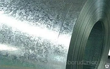 фото Сталь оцинкованная в рулонах 0.65 х 1250 (ЧерМК) Zn 100 ОН