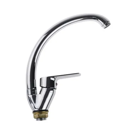 Фото №0 Смеситель для кухни 35мм, хром, силумин, крепление гайка, FRUD