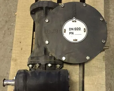 фото Редуктор к затвору DN500 тм FORVATTEN