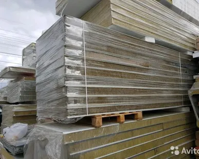 фото Сэндвич-панель минвата 150 мм 5,97 м