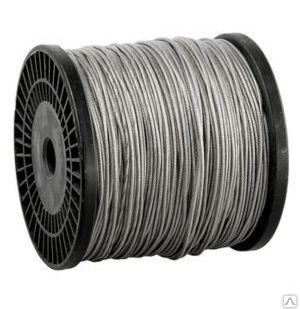 фото Трос сталь в ПВХ SWR M3 PVC M4 DIN 3055 (200м)