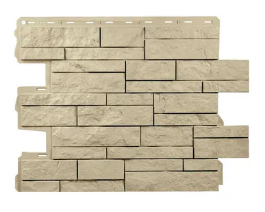 фото Фасадная панель (АП) Камень ШОТЛАНДИЯ ЭКО песчаный 796*591 мм (раб.размер 680*560)