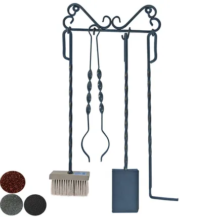 Фото №0 Набор для камина Настенный (4пред) медь