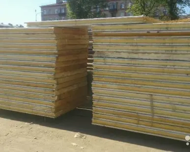 фото Сэндвич панели ппу80 б/у, 2,43 м