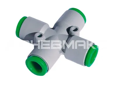 фото T111000 - Фитинг - четверник цанговый под трубку 10мм