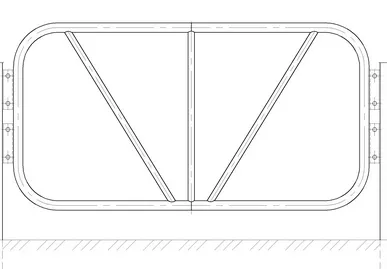 фото Перильное ограждение ОПО 1.2
в
