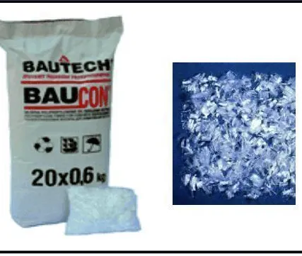 Фото №0 "Полипропиленовые армирующие волокна (фибра) 12мм, уп. 20 меш. по 0.6 кг.