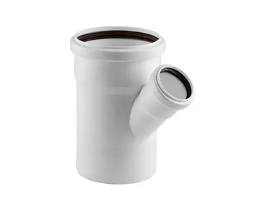 фото Тройник ELITE МК МПП 110/50х45,белый, РТП