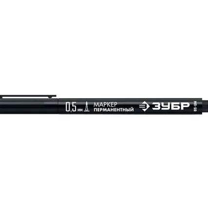 Фото №0 Маркер перманентный ЗУБР МП-50 черный