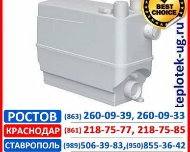 фото Канализационная установка Grundfos Sololift Грундфос Сололифт (Дания)