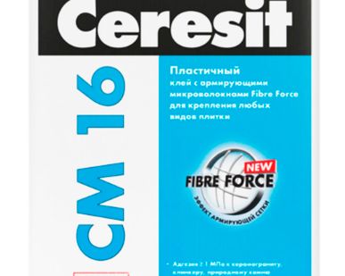 фото Клей для плитки эластичный CERESIT CM 16, 25кг