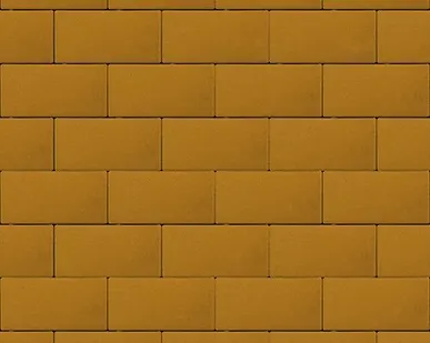 фото Плитка тротуарная бетонная ARTSTEIN Прямоугольник Желтая 40мм(16,8м2/под)