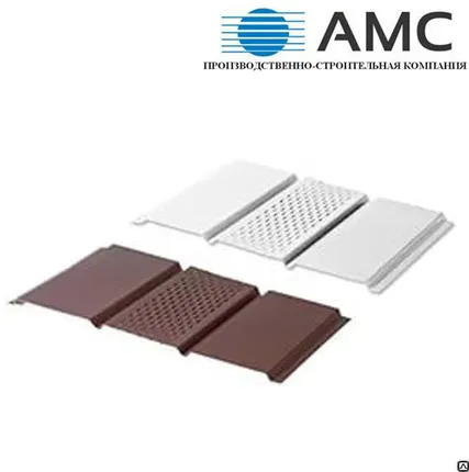 Фото №0 Металлический сайдинг Софит