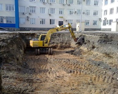фото Разработка котлованов, м3