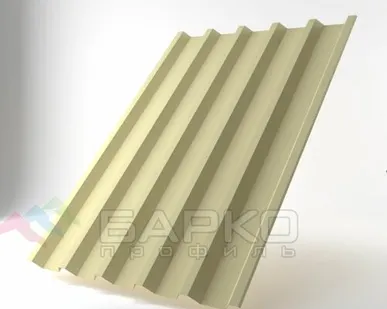 фото Профлист Н-44 - 1050 мм (1000 мм) RAL 1014 Полиэстер 0.5