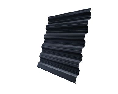 фото Профнастил HC35R 0,45 Drap RAL 7024 мокрый асфальт