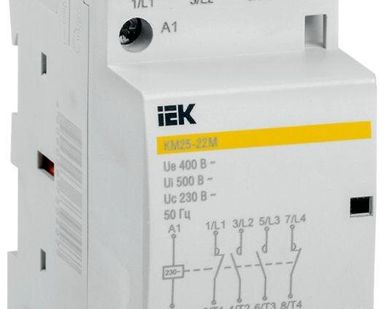 фото Контактор модульный КМ25-22М AC ИЭК MKK11-25-22