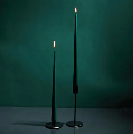 Фото №0 Набор свечей Estate, изумрудный